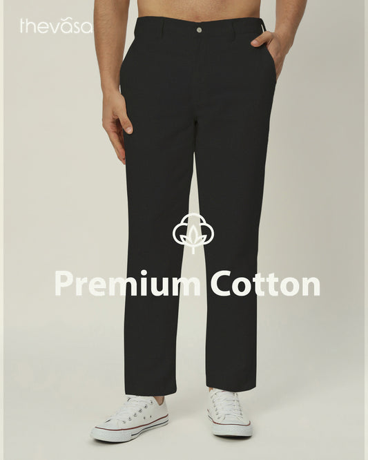 Modern Classic Black Men's Pants