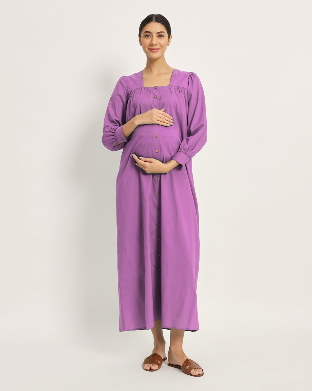 Wisteria Belly Blossom Maternity & Nursing Dress