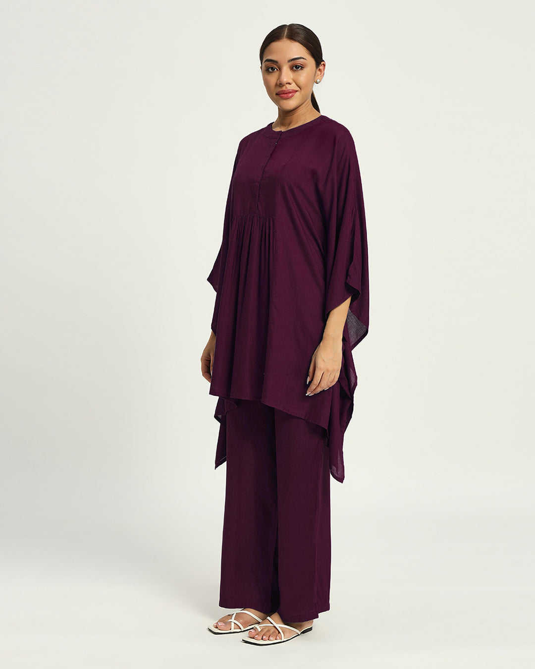 Plum Passion Everyday Comfy Kaftan Co-ord Set