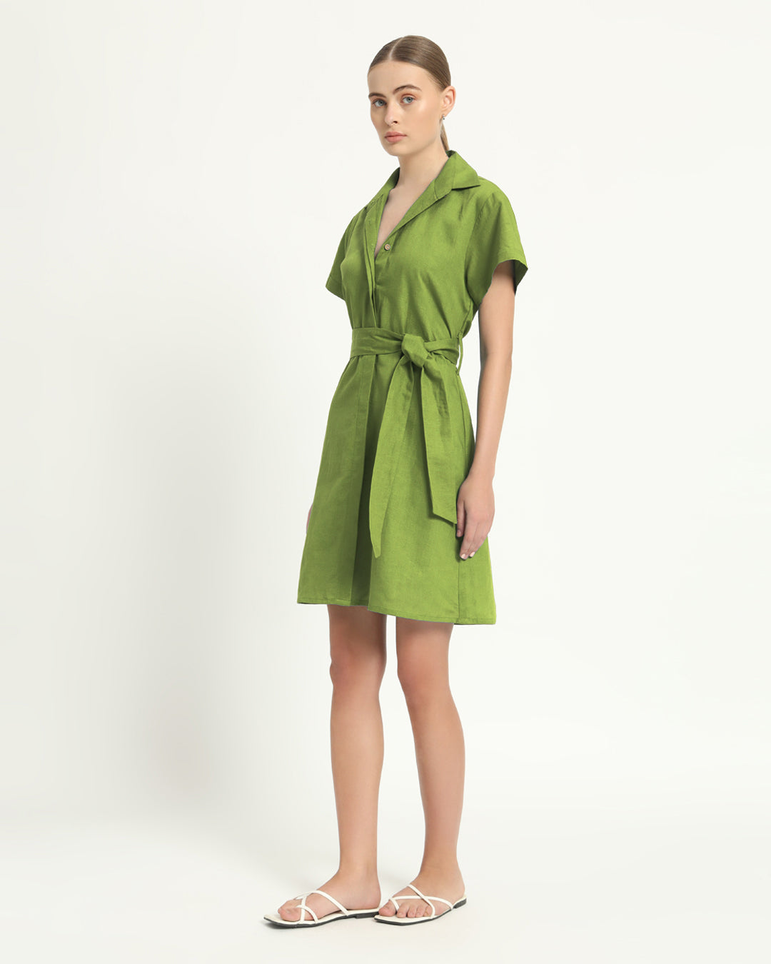 The Loretto Fern Cotton Dress