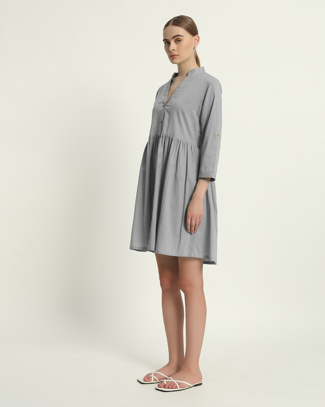 Iced Grey The Luisa Dress