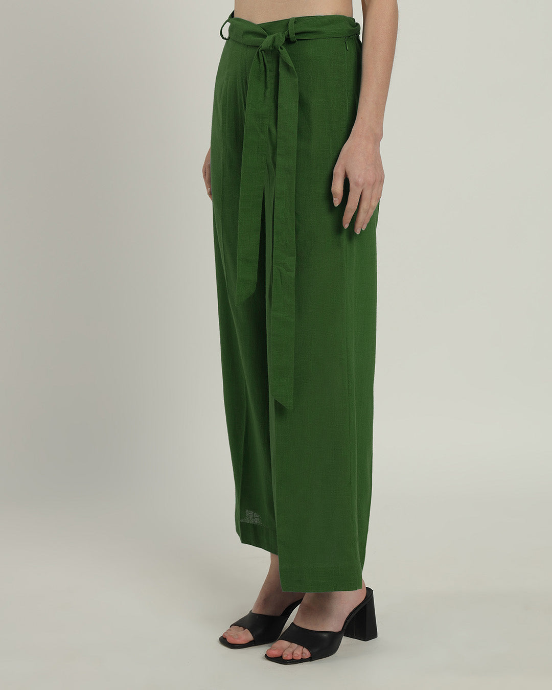 Emerald  Wide Pull-On Poplin Pants