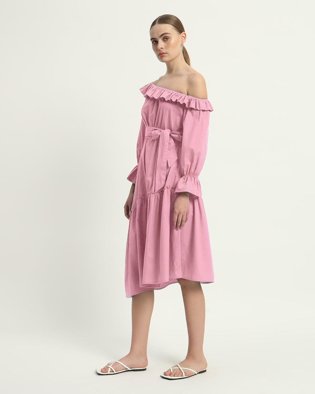 The Fondant Pink Stellata Cotton Dress