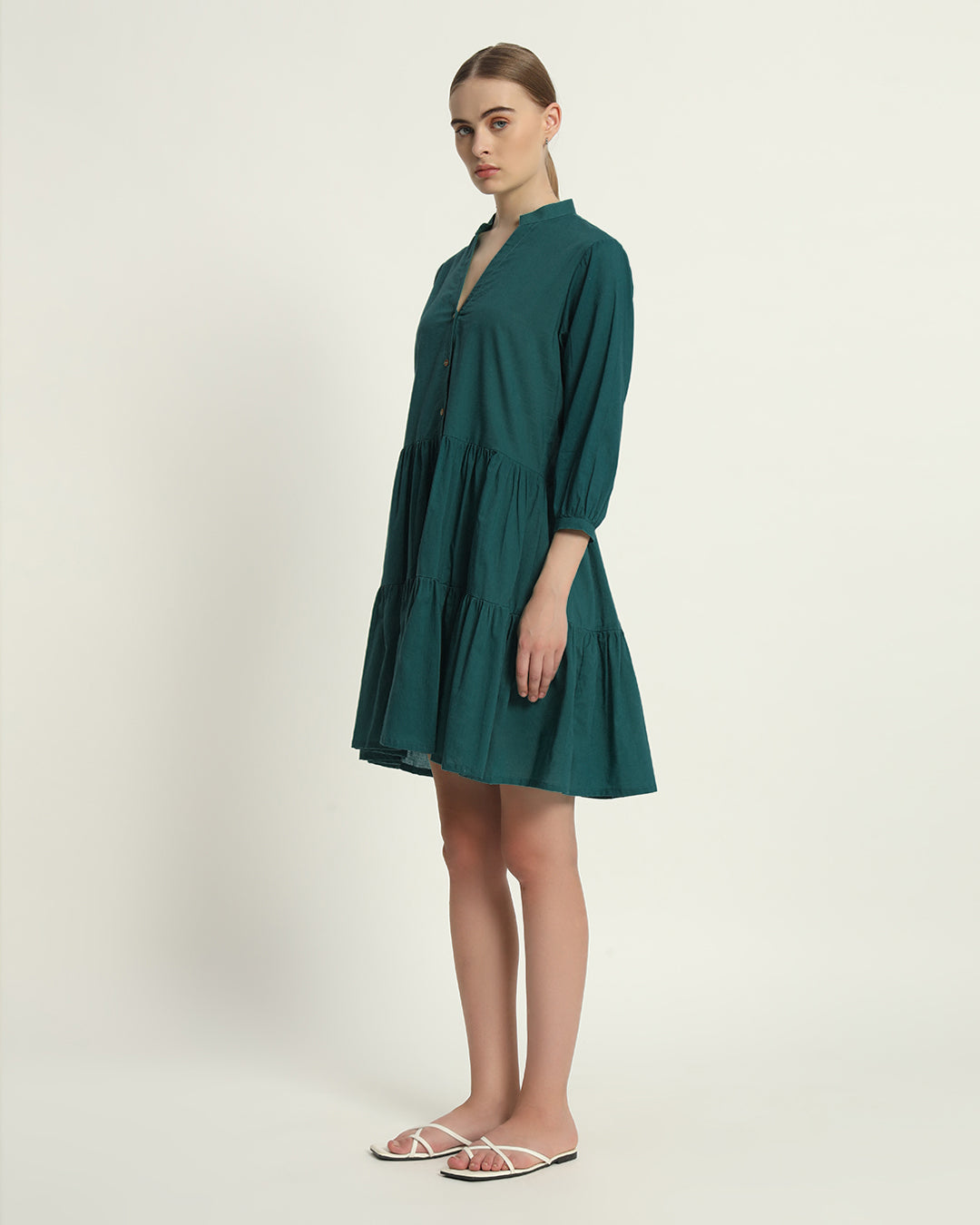 Deep Teal The Cindy Dress