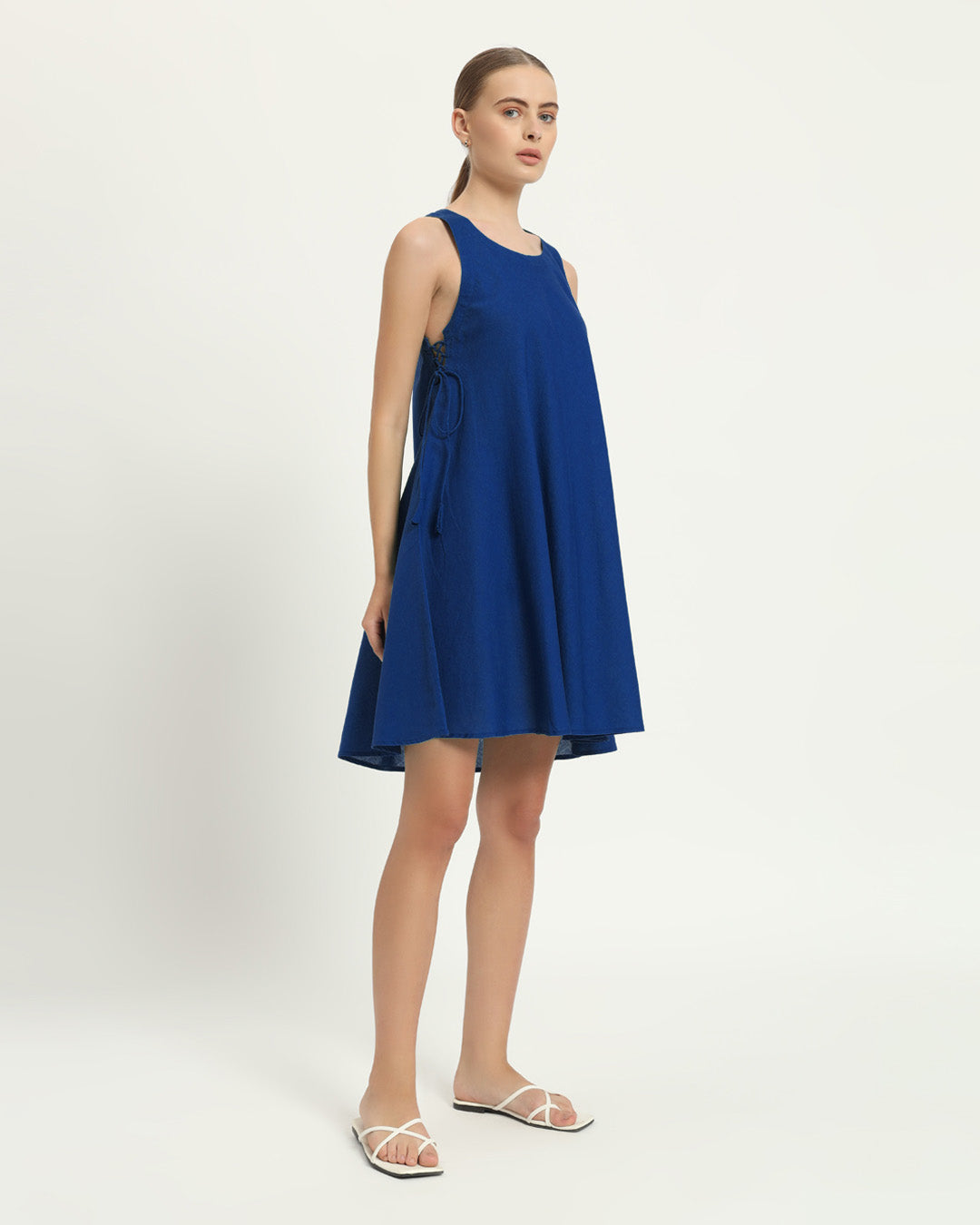 The Rhede Cobalt Cotton Dress