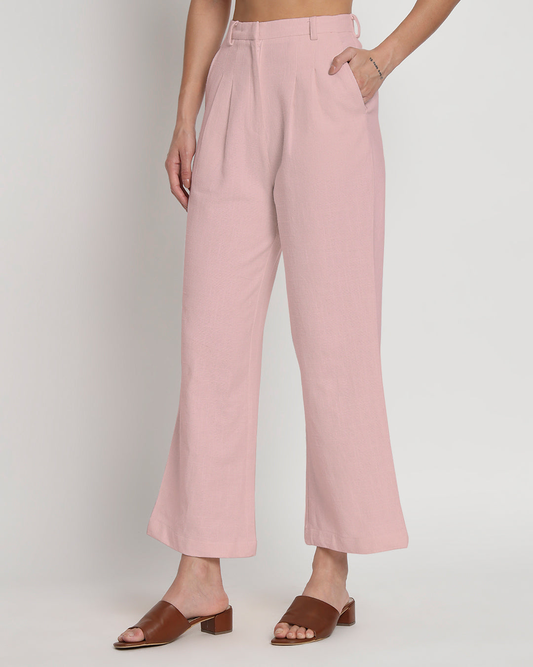 Easeful Tailored Elegance Fondant Pink Pants