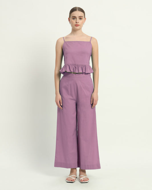 Purple Swirl Whimsical Willow Pants Co-ord Set