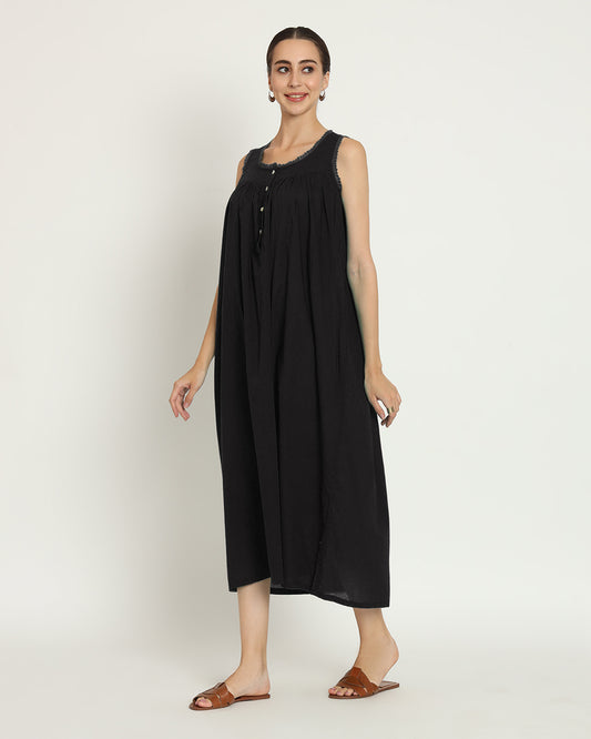 Classic Black Moonlight Mirage Nightdress