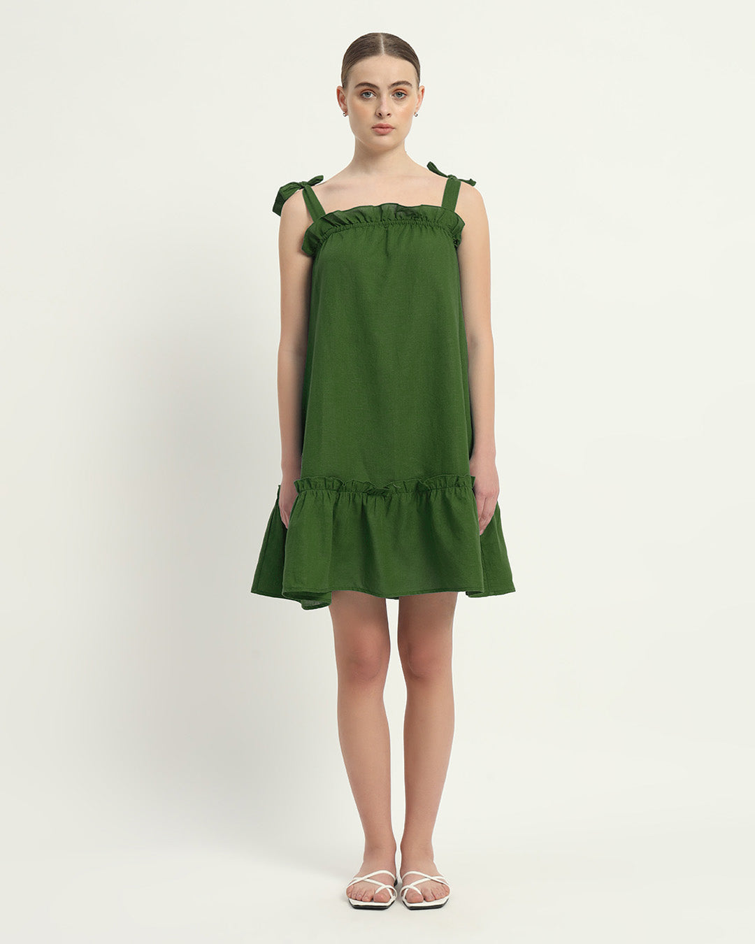 The Emerald Amalfi Cotton Dress