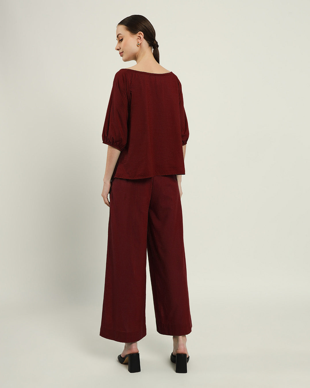 Rouge Effortless BowtNeck Top (Without Bottoms)