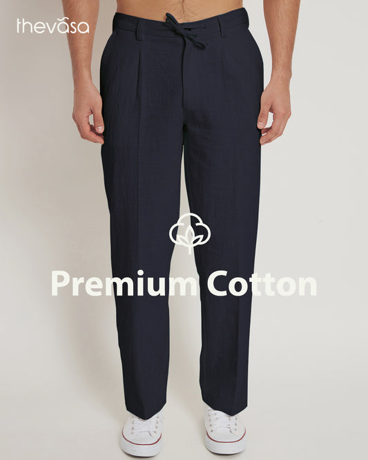 Casual Ease Midnight Blue Men's Pants