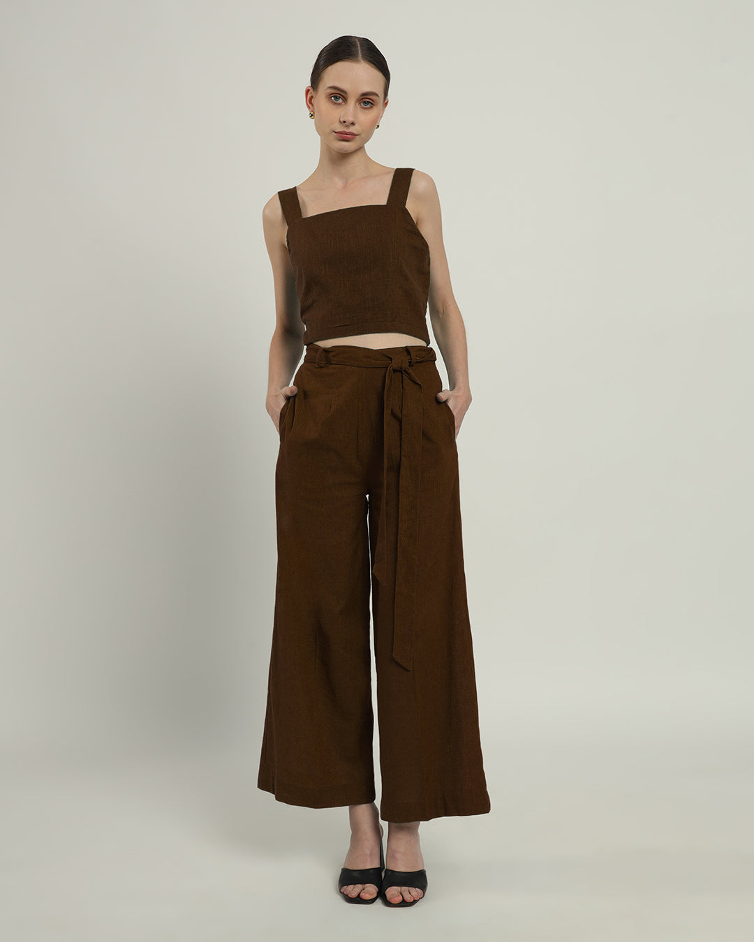 Nutshell Sleek Square Crop Top (Without Bottoms)