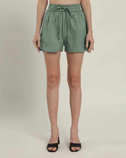 Mint Pull-On Shorts