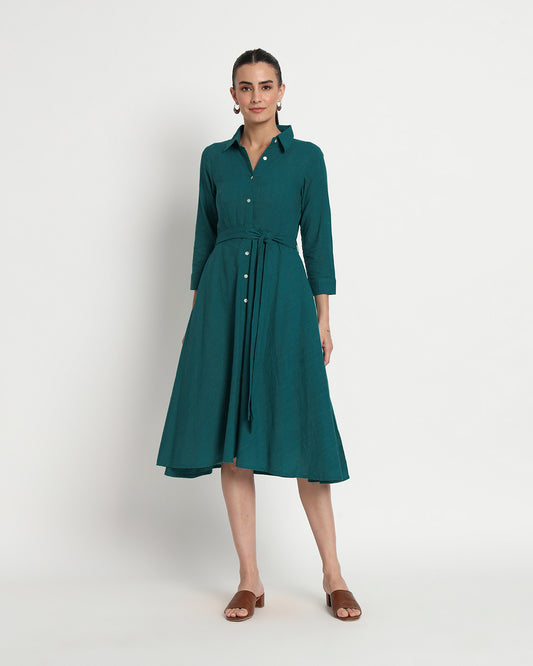 Deep Teal Knots & Knots Dress