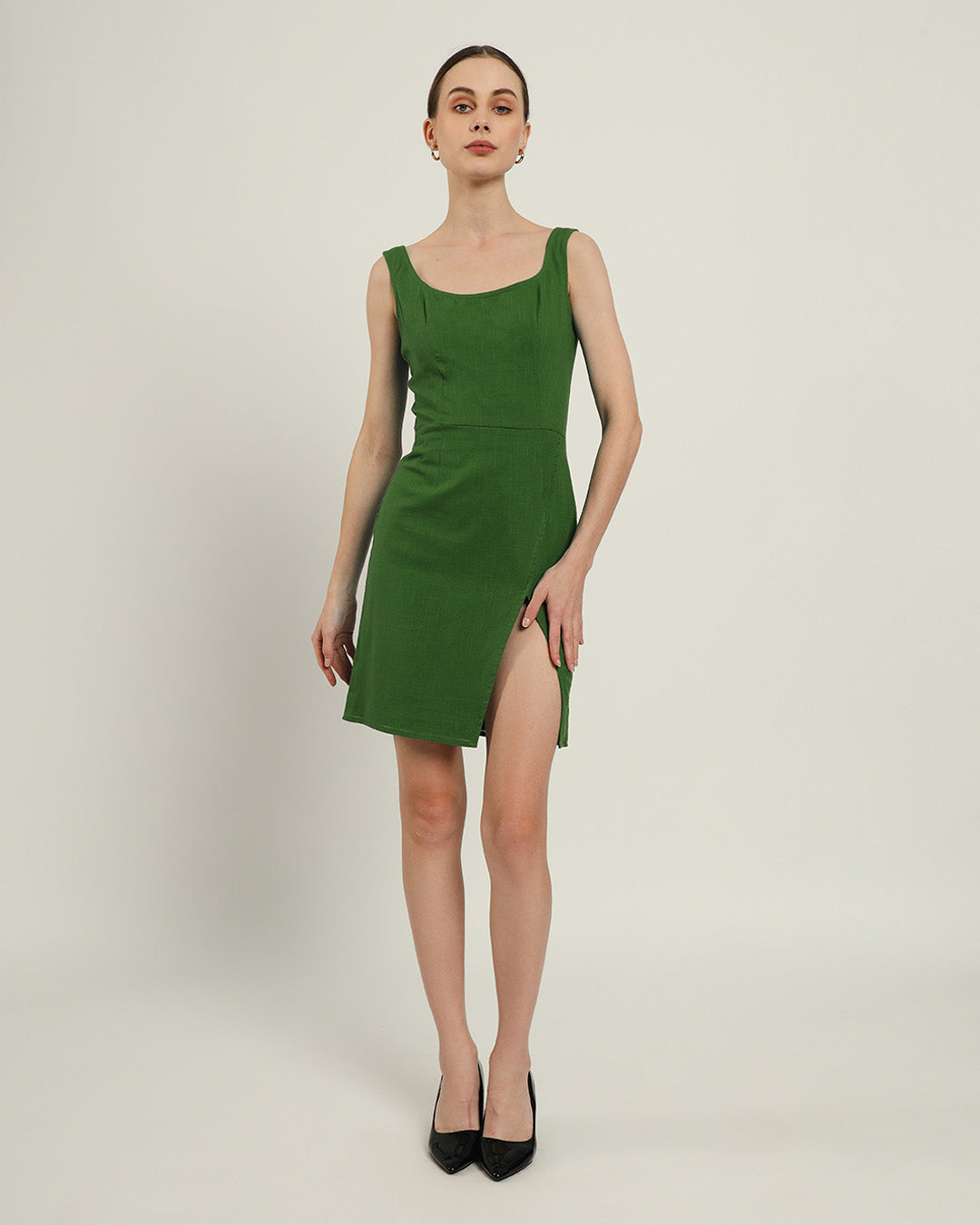 The Cannes Emerald Dress