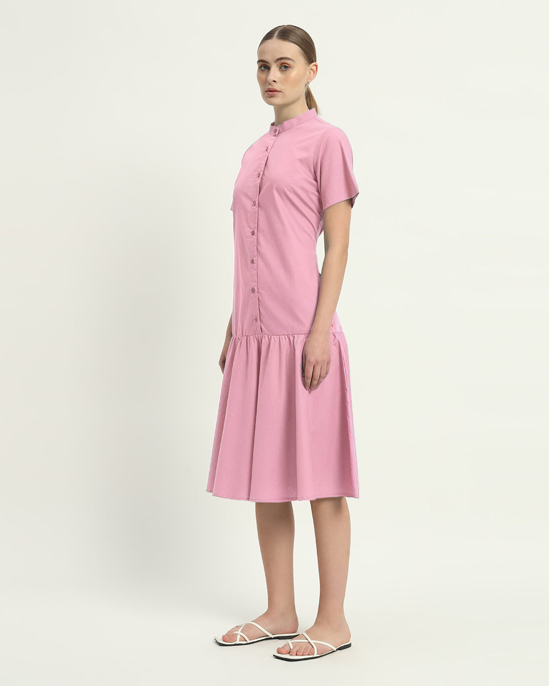 The Fondant Pink Melrose Cotton Dress