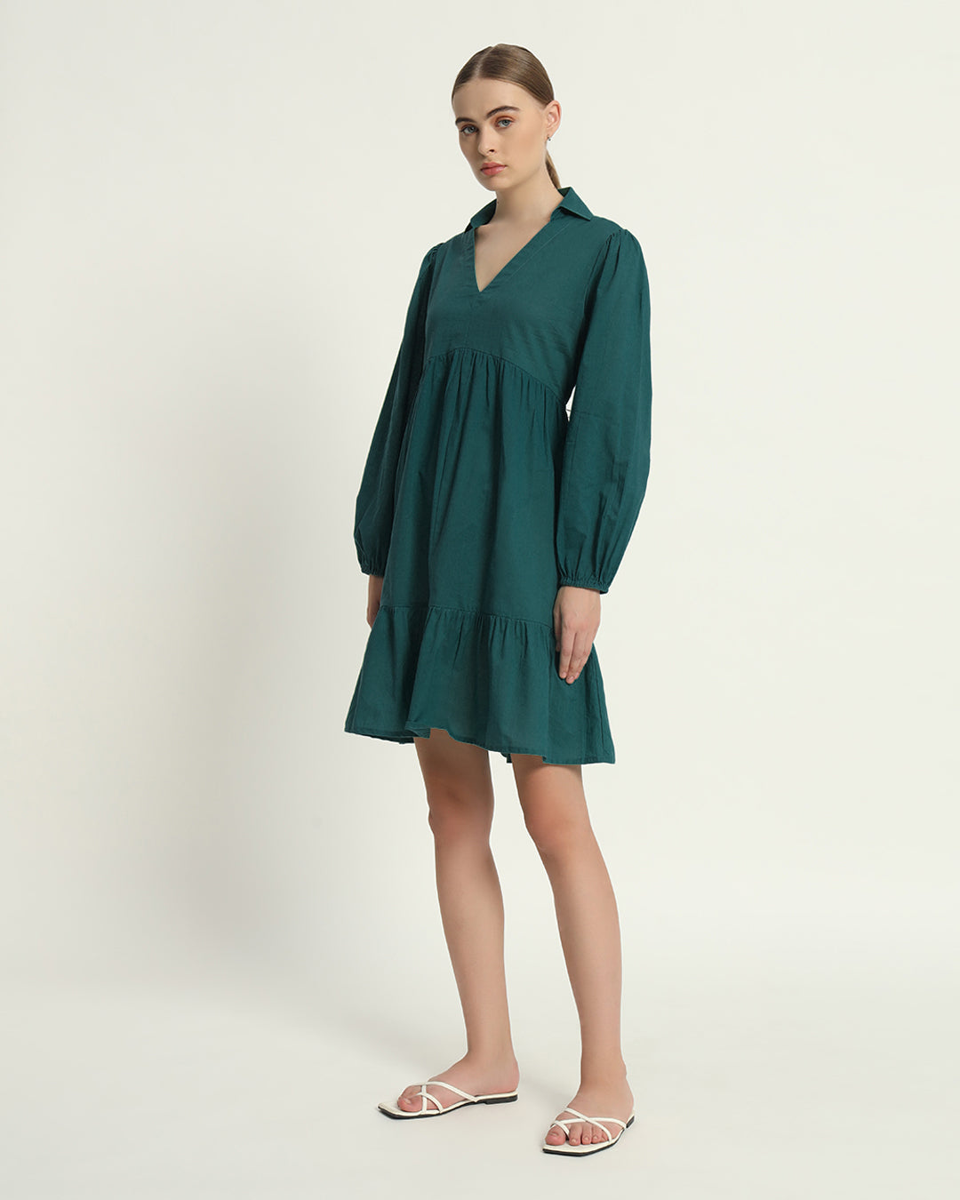 Deep Teal The Annabelle Dress