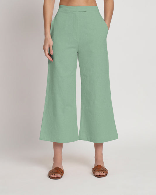 City Style Spring Green Tailored Pants