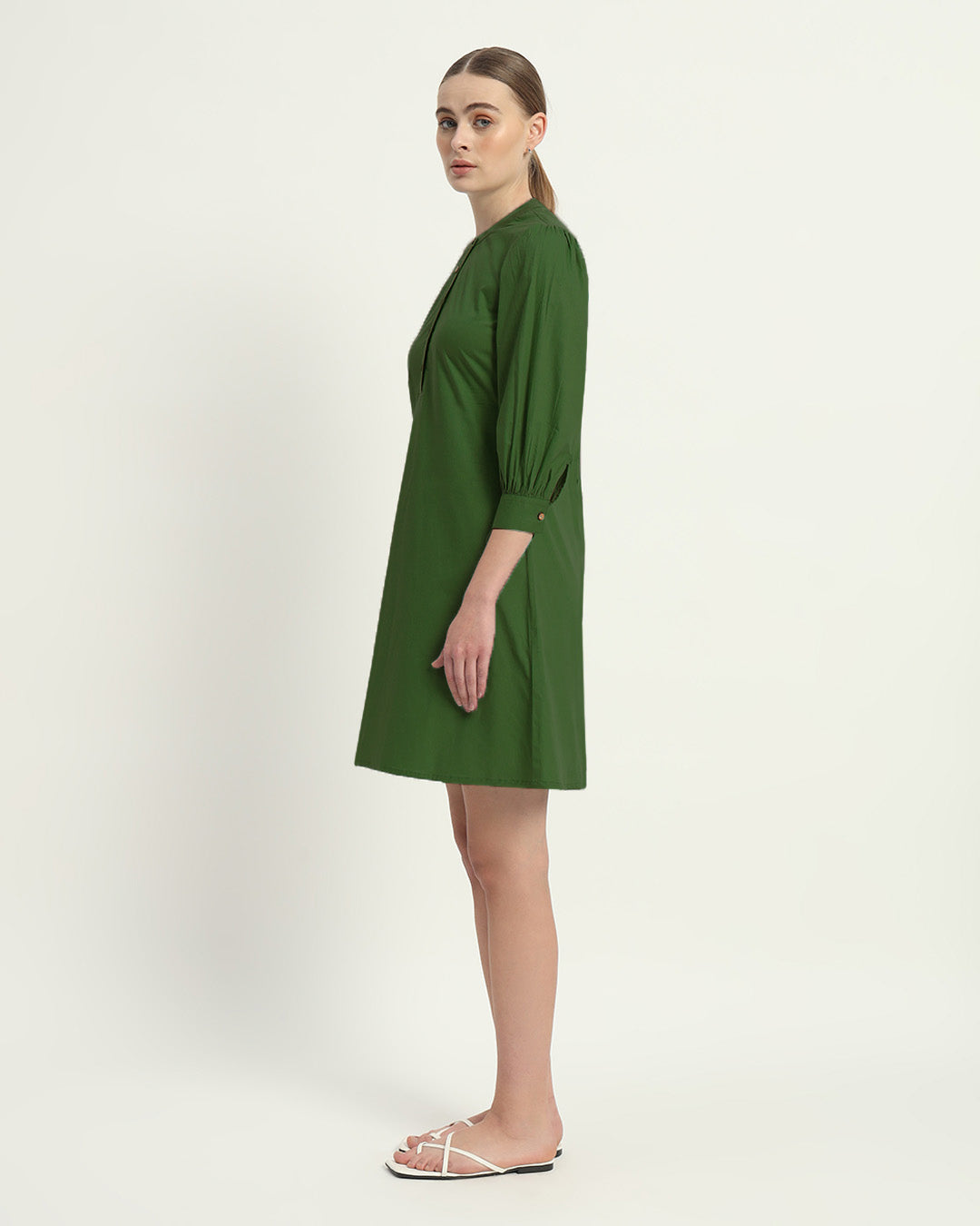 The Emerald Roslyn Cotton Dress