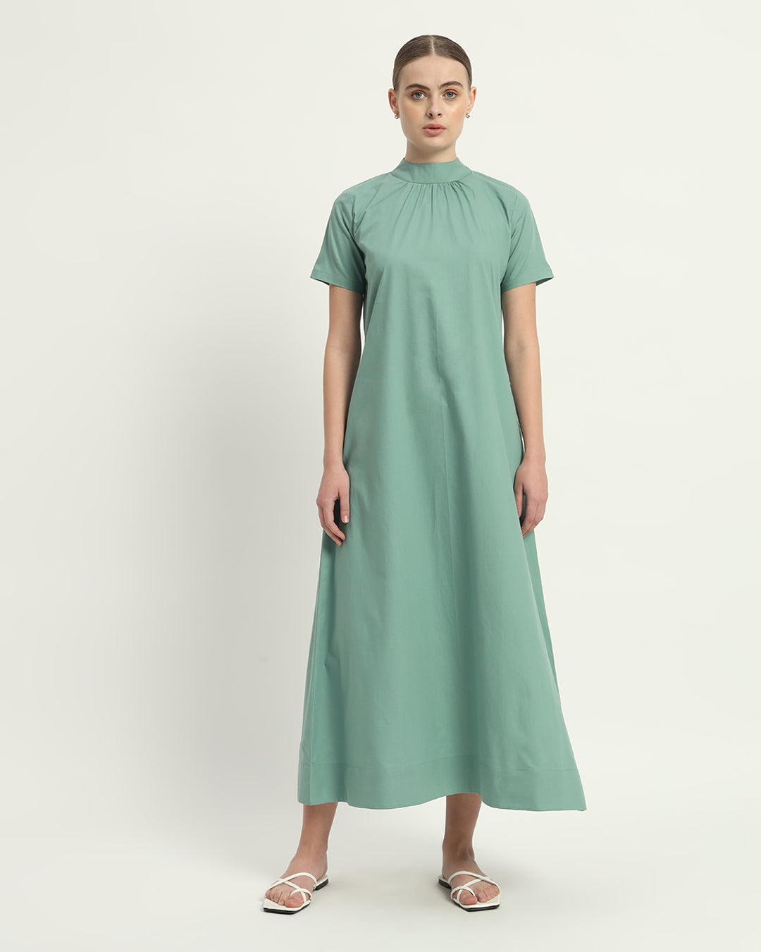 The Mint Hermon Cotton Dress