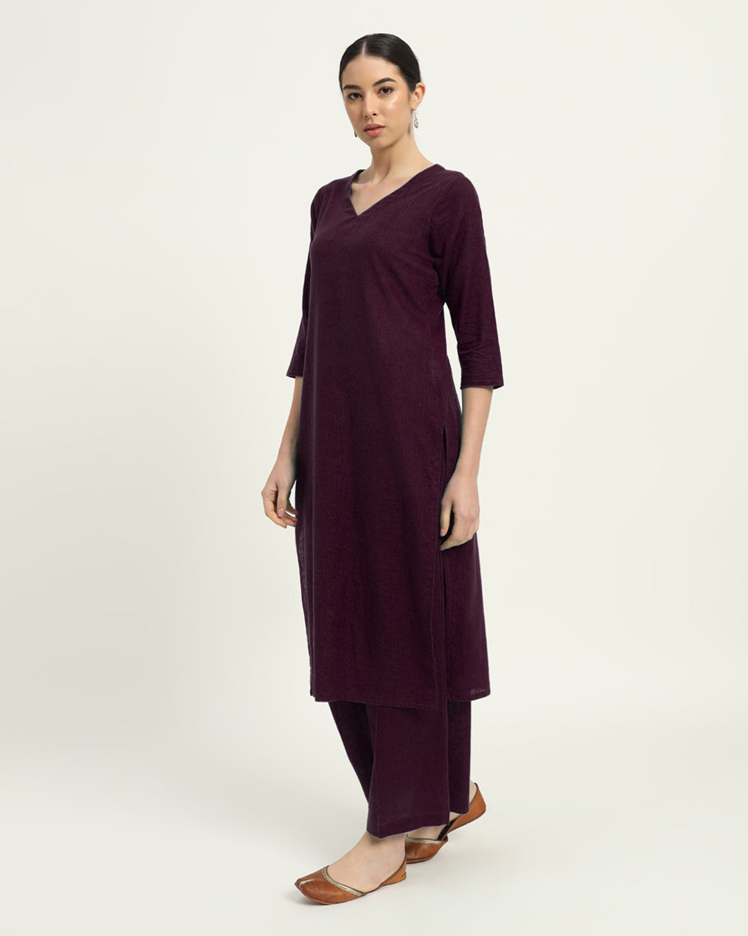 Combo: Plum Passion & Sage Green Verve & Versatility Kurta