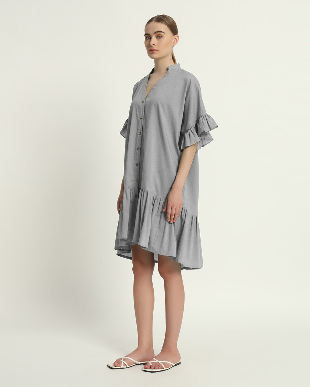 Iced Grey The Berenice Dress