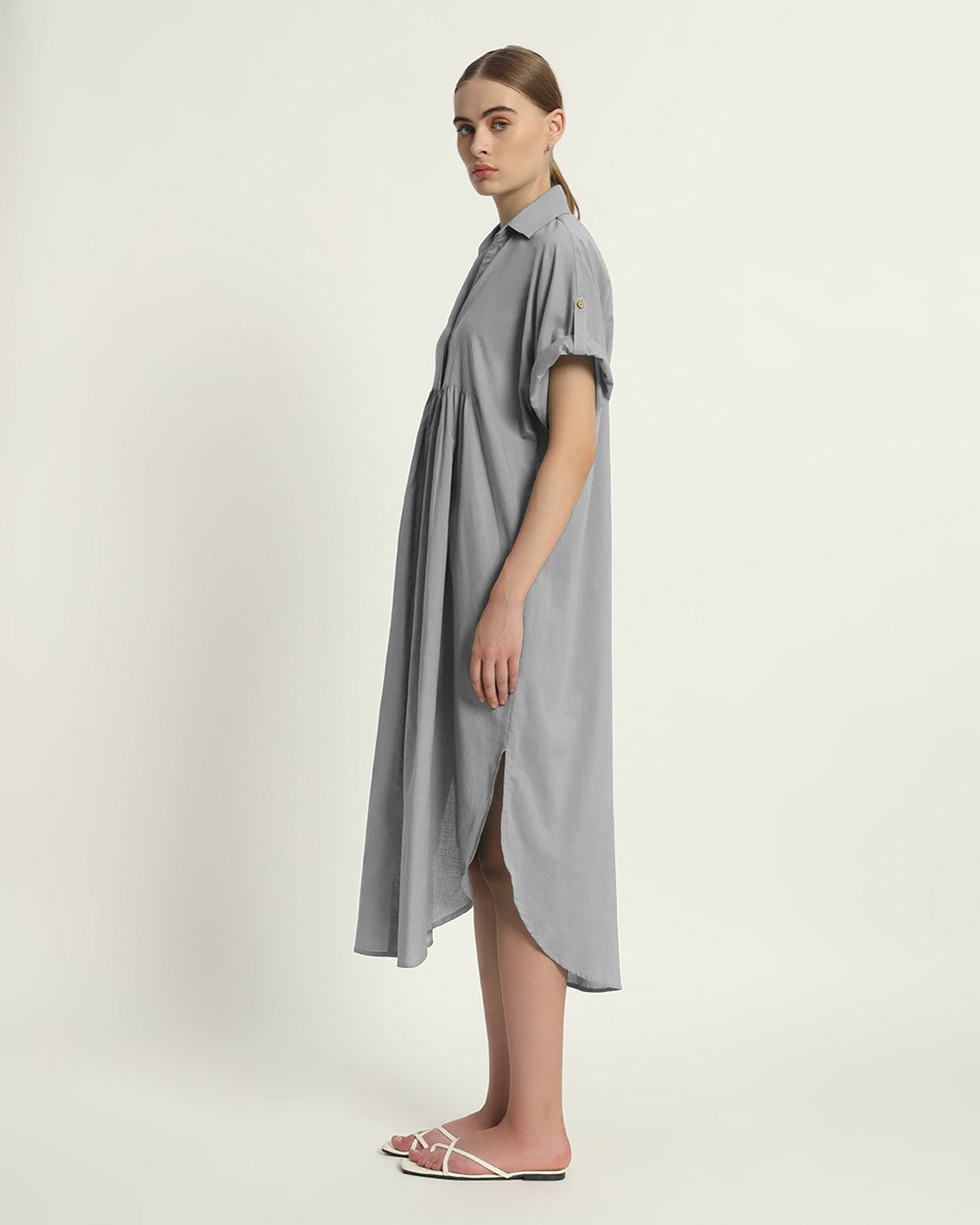 Iced Grey The Ariane Dress