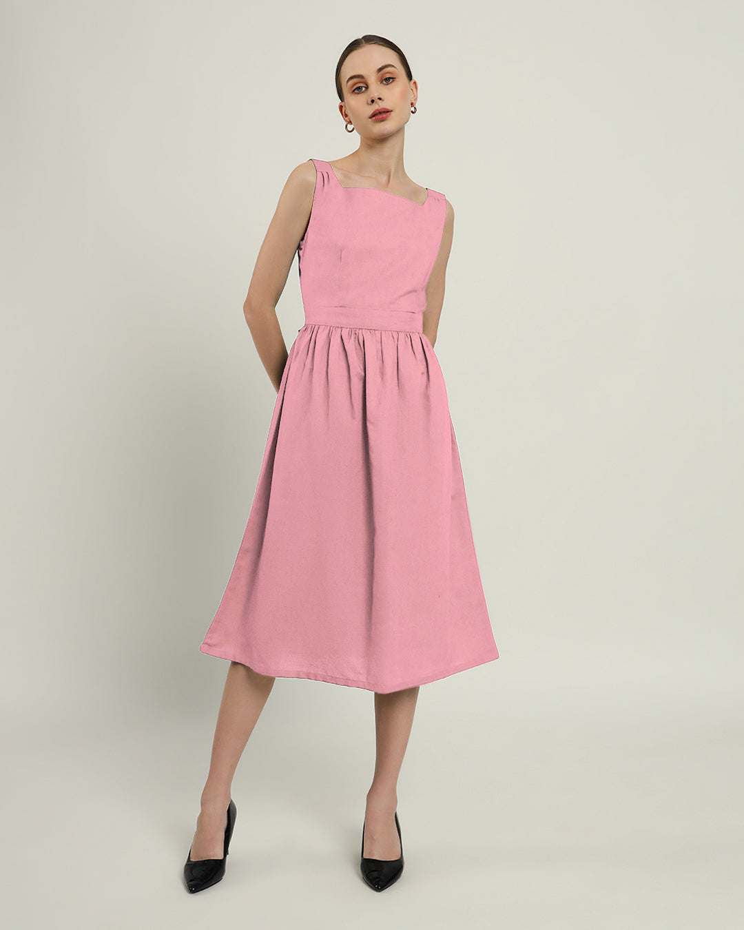 The Mihara Fondant Pink Dress