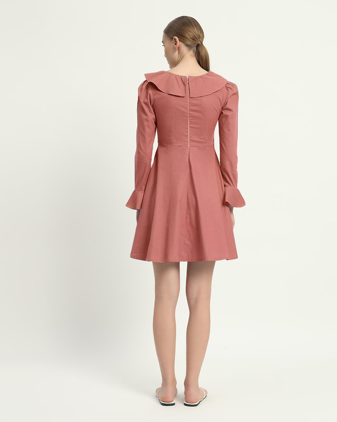 The Ivory Pink Fredonia Cotton Dress