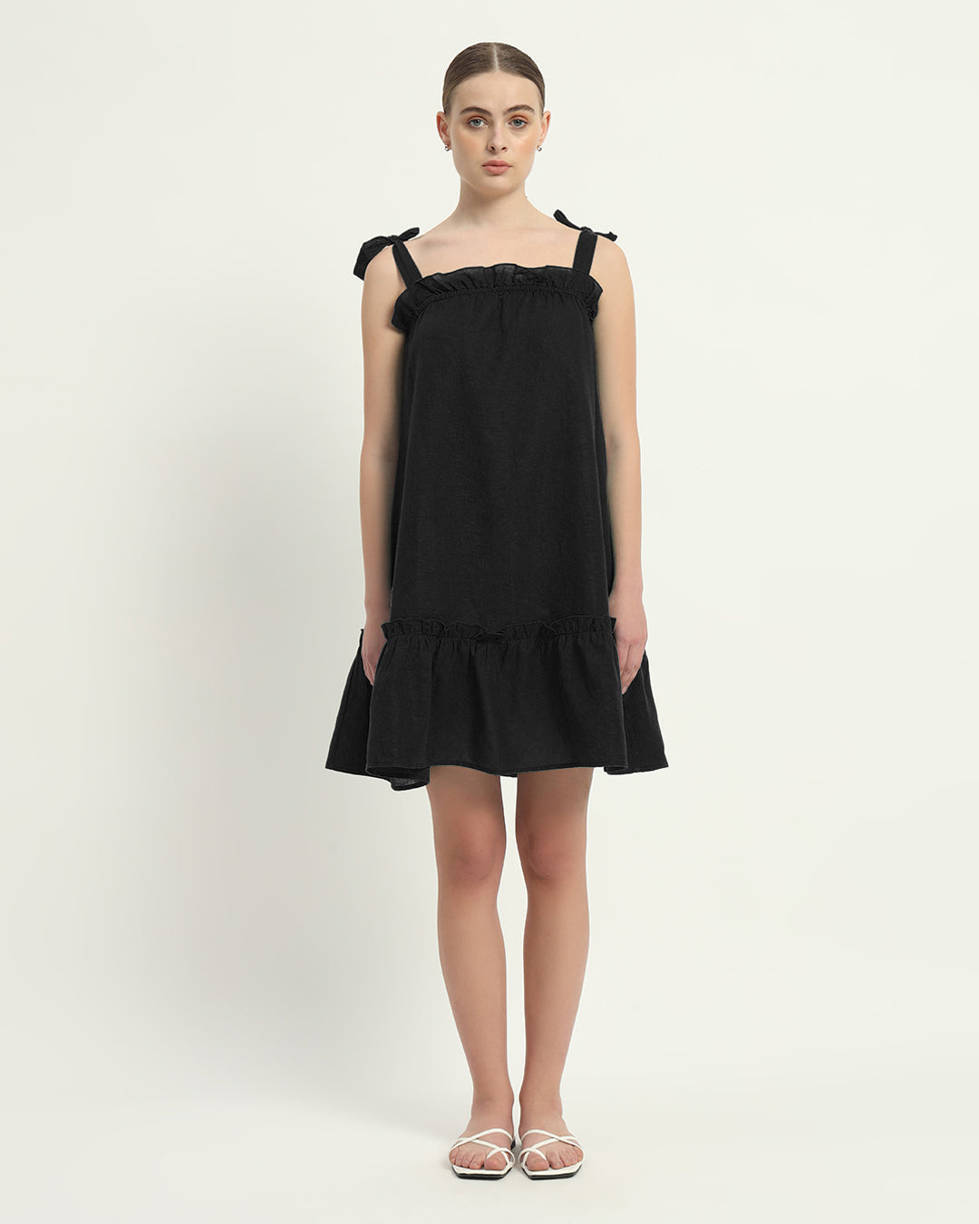 The Noir Amalfi Cotton Dress