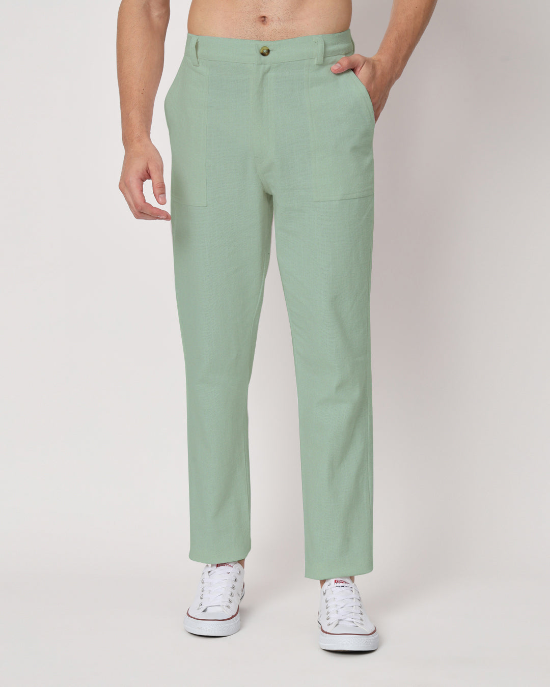 Comfy Ease Spring Green Men's Pants