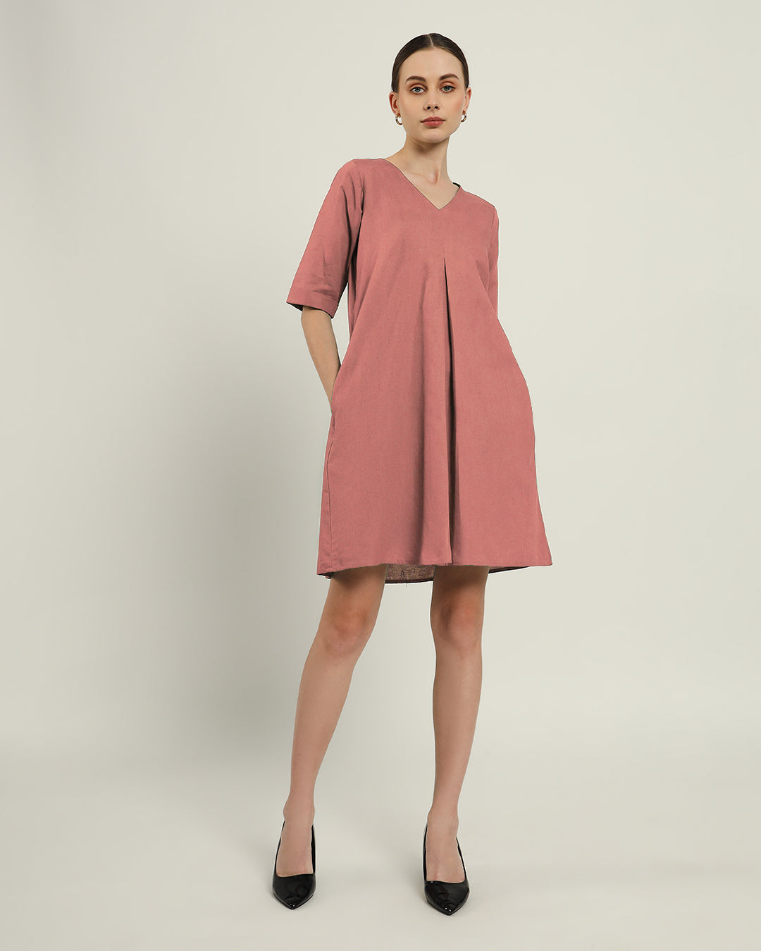 The Giza Ivory Pink Dress