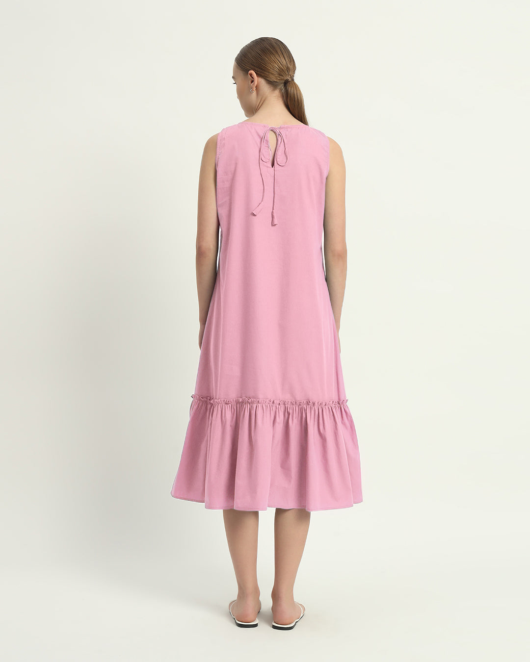 The Fondant Pink Millis Cotton Dress