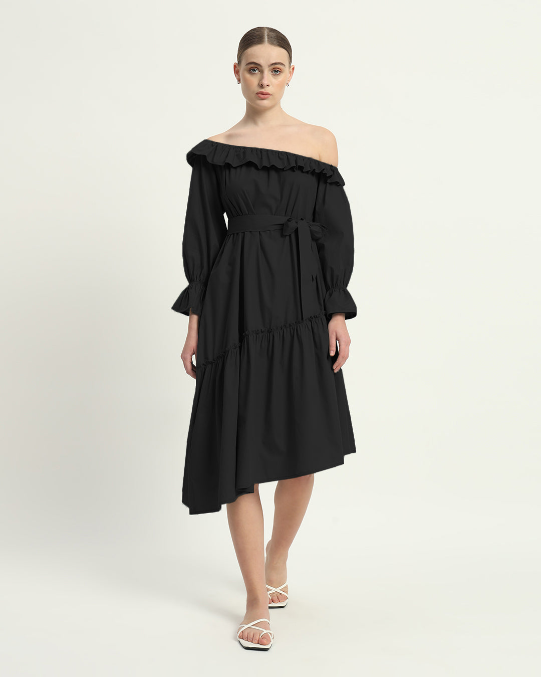 The Noir Stellata Cotton Dress