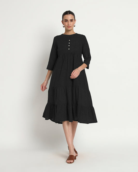 Classic Black Beloved Breeze Band Dress