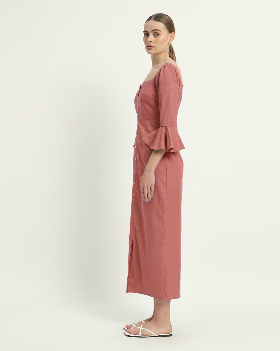 The Ivory Pink Rosendale Cotton Dress