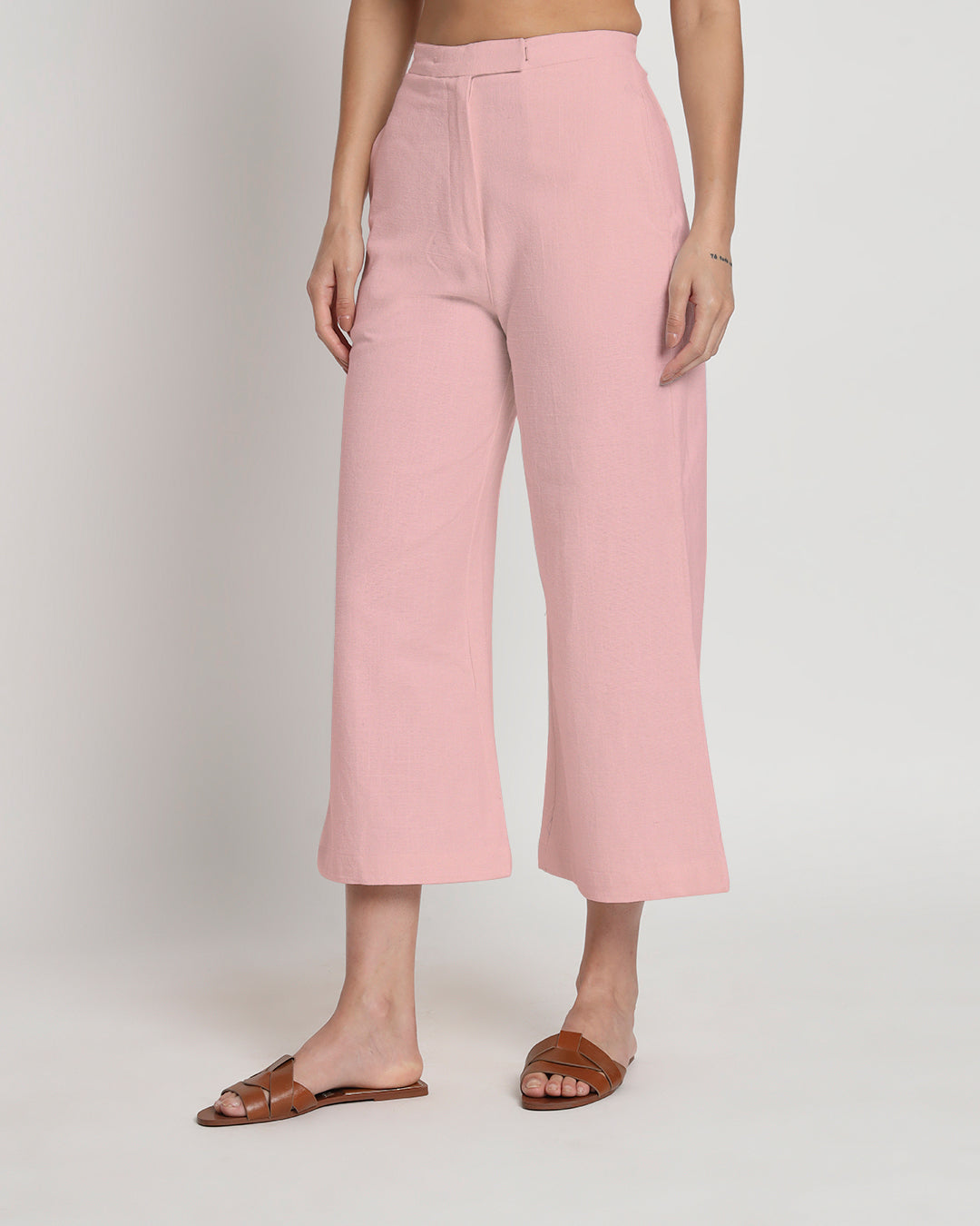 City Style Fondant Pink Tailored Trousers