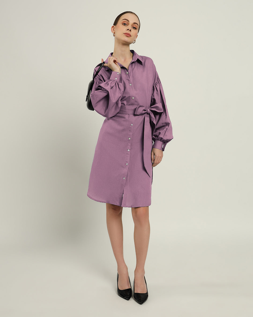 The Derby Purple Swirl Dress