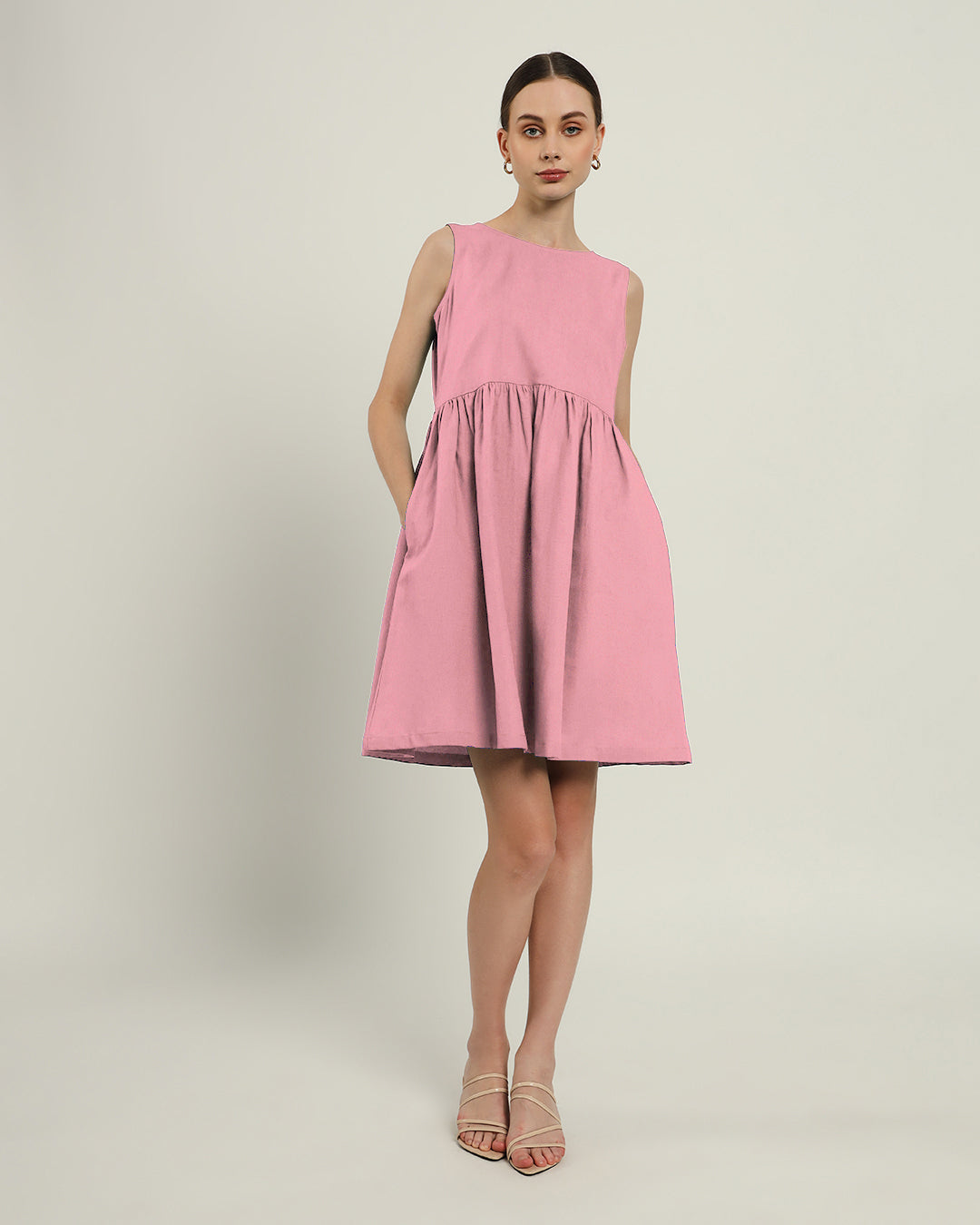 The Chania Fondant Pink Dress