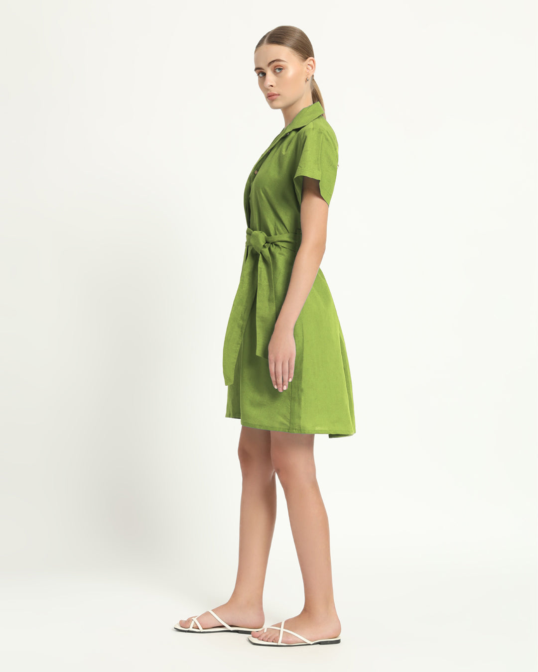 The Loretto Fern Cotton Dress