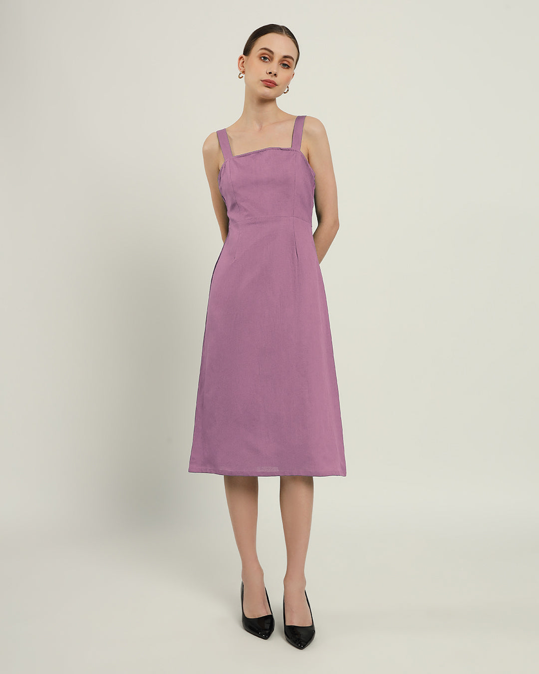 The Samara Purple Swirl Dress