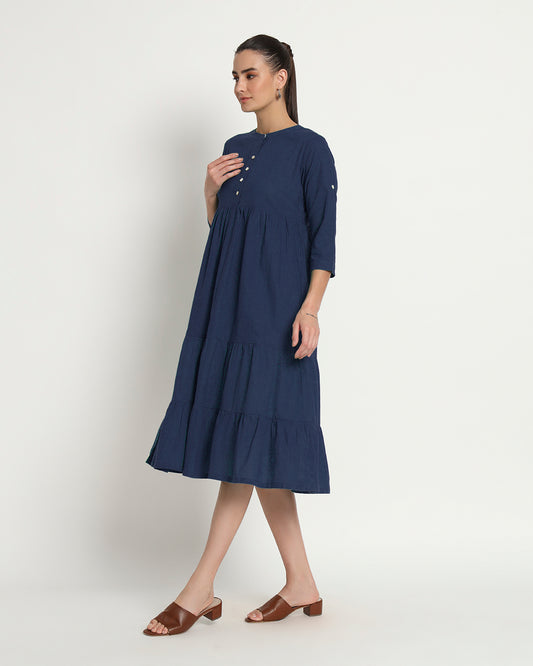 Midnight Blue Beloved Breeze Band Dress