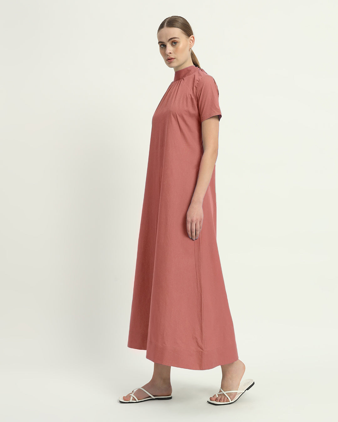 The Ivory Pink Hermon Cotton Dress