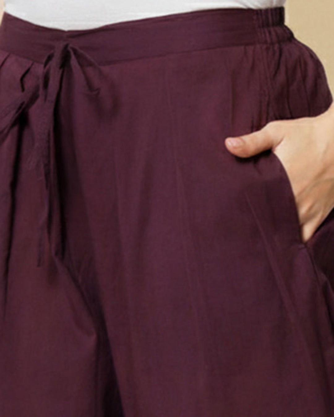 Plum Passion Pleated Salwar