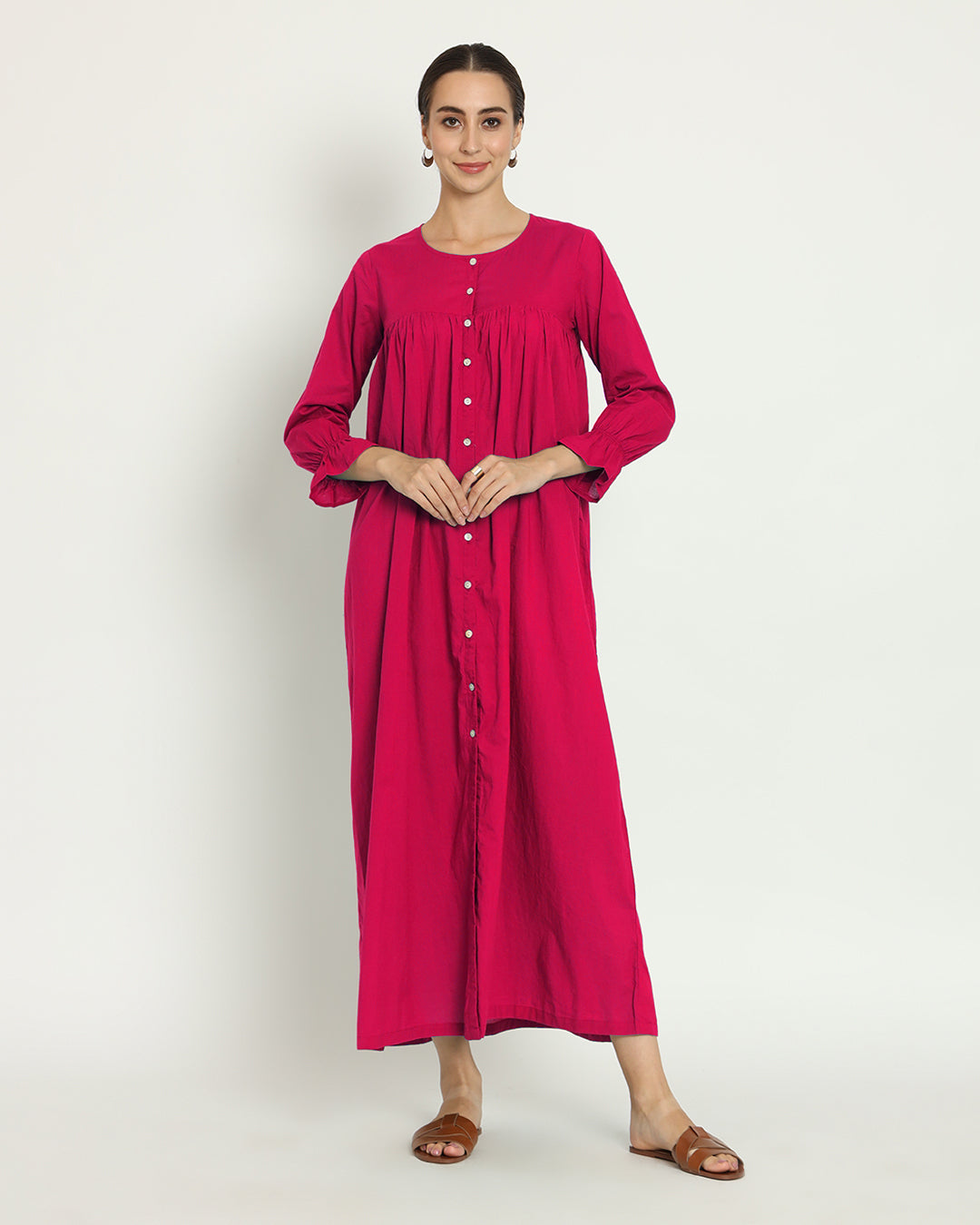 Queen's Gulabi Dreamy Drift Nightdress