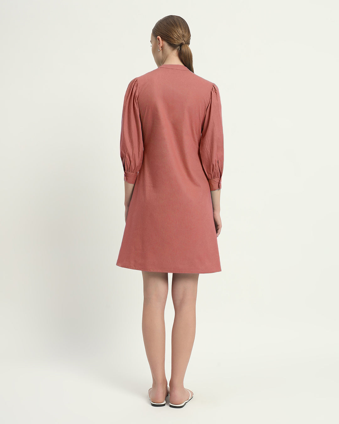 The Ivory Pink Roslyn Cotton Dress