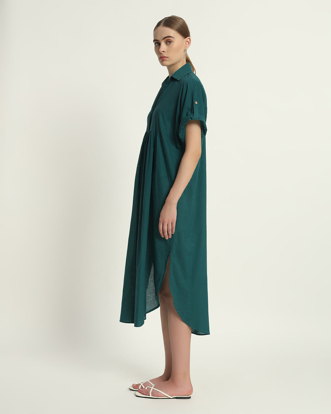 Deep Teal The Ariane Dress