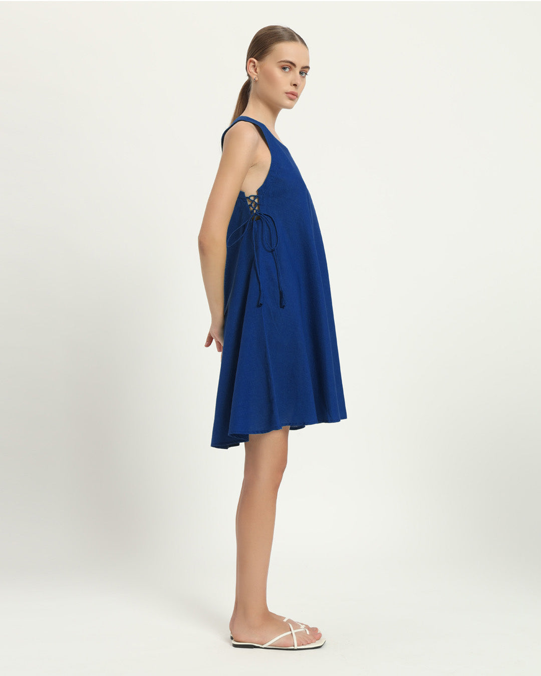 The Rhede Cobalt Cotton Dress