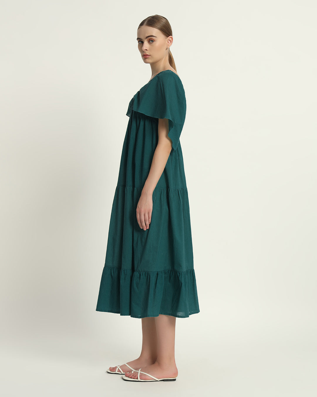 Deep Teal The Clarisse Dress