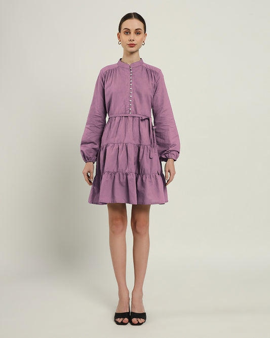 The Ely Purple Swirl Dress